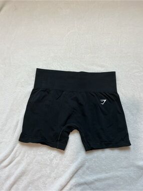 Gymshark Black High-Waist Bike Shorts